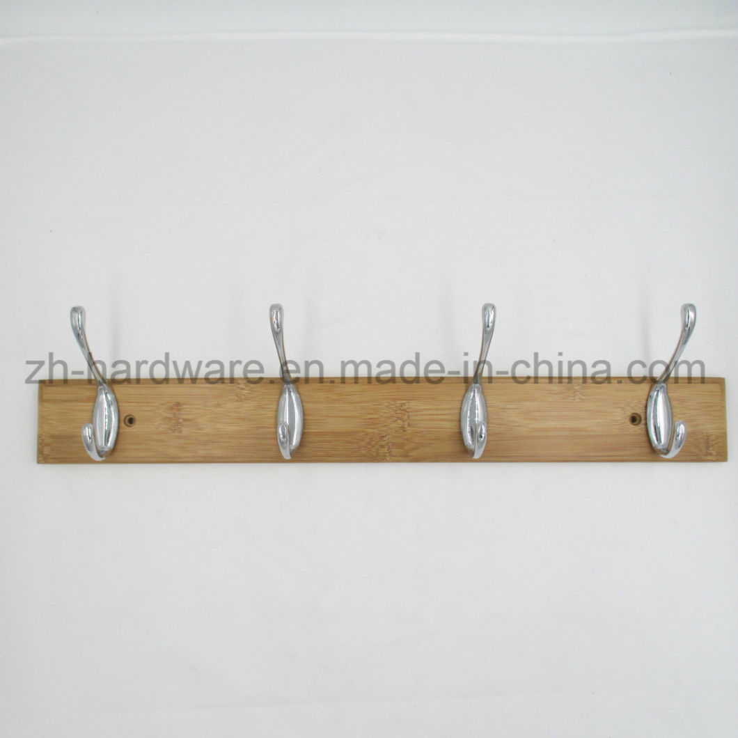 Hot Sale Beautiful Clothes Hook Wooden & Metal Board Hook (ZH-7035)