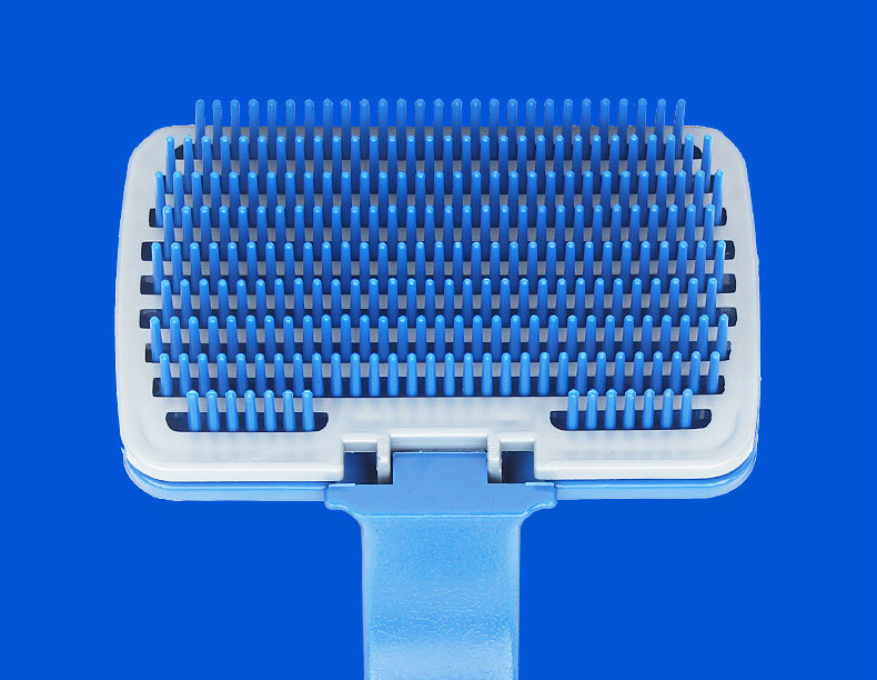 Automatic Hairdressing and Hairless Plastic Pet Comb