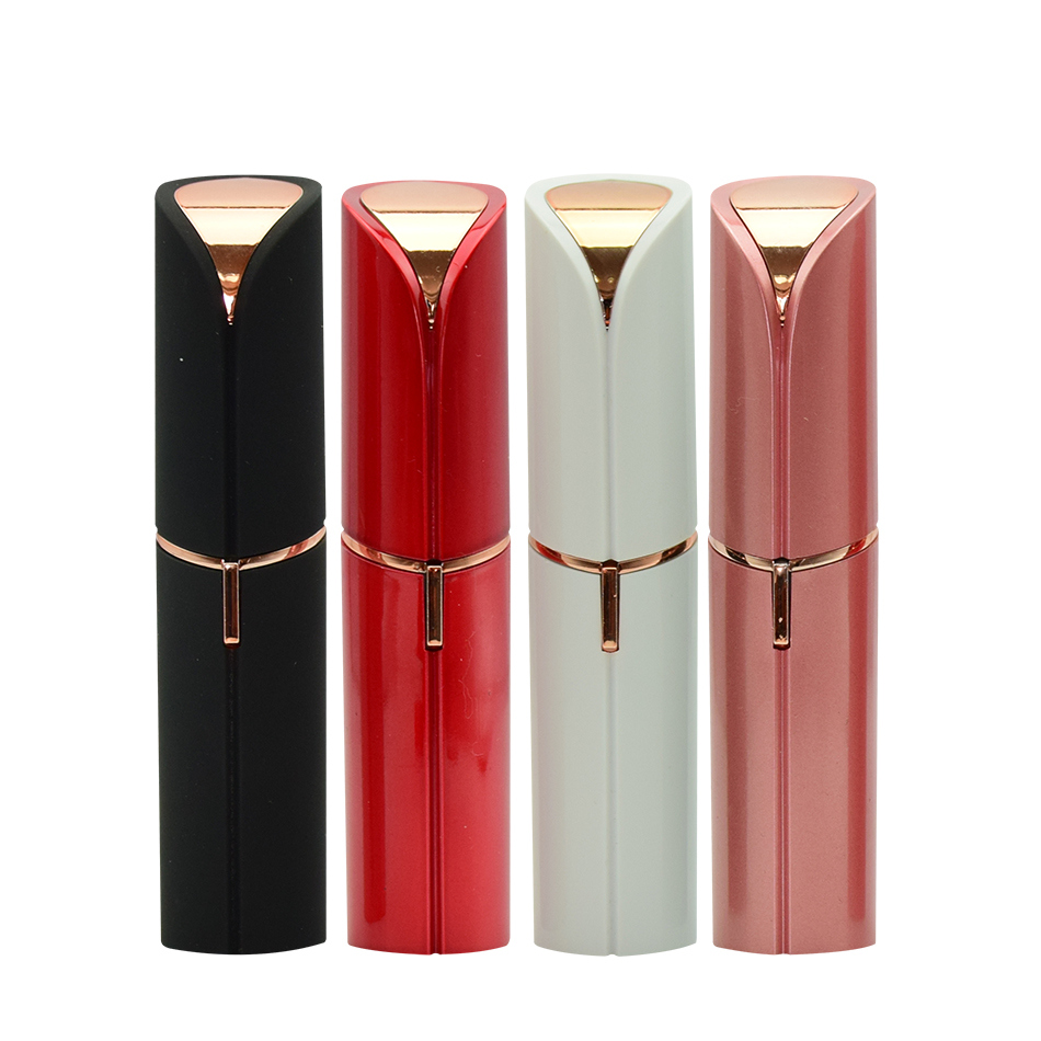 Rechargeable Flawless Mini Removal Painless Gold-Plated Female Facial Hair Remover Lady Beauty Care Lipstick Hair Epilator