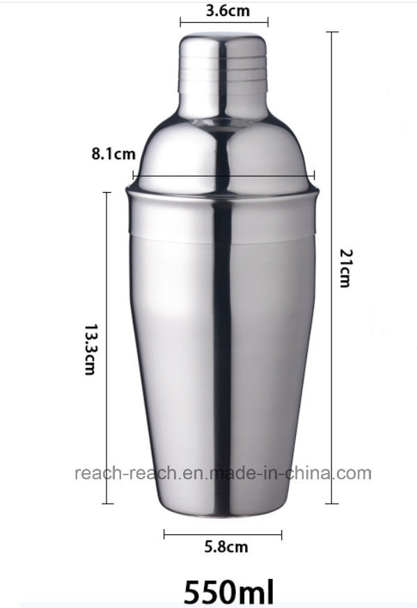 550ml Stainless Steel Cocktail Shaker (R-S014)