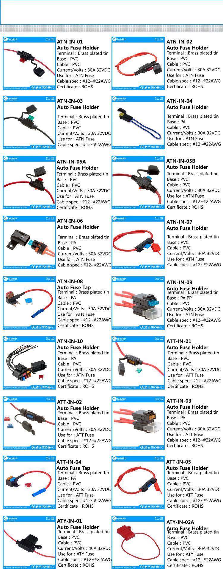 12V Waterproof Auto Automotive Mini Blade Inline Car Fuse Holder