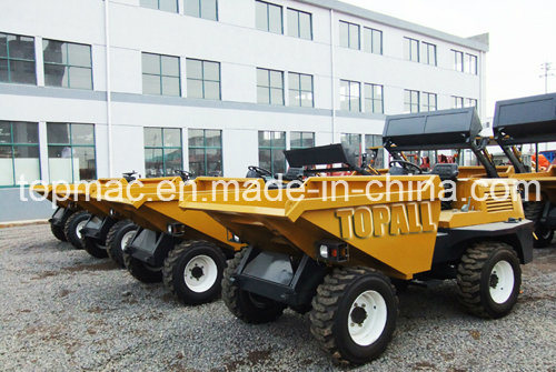 China Topmac Brand Site Dumper with Self-Loading Swivel-Mounted Shovel