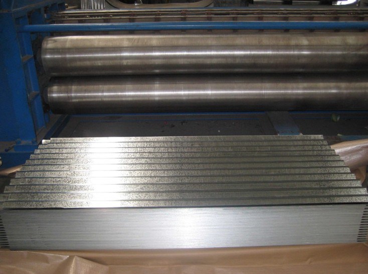 Shiny Corrugated Zinc Coated Steel Sheet Galvanized Roofing Sheet