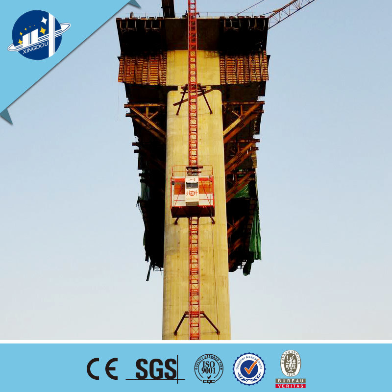 Sc200/200 Construction Lift/Construction Material Lift/Passenger Hoist for Building