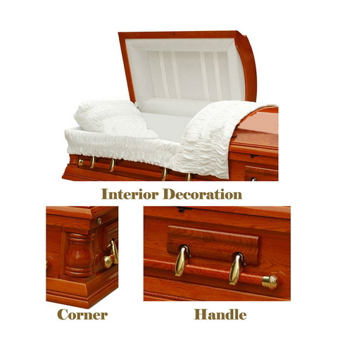 China Manufacturer Cardboard Caskets for Funeral Use Td--AC02