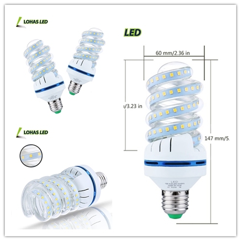 Corn Lamp 16W E26 Full Spiral Shape LED Bulb Light