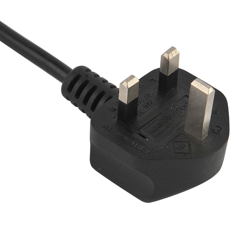 UK Computer Power Cord with C13 Female Connector