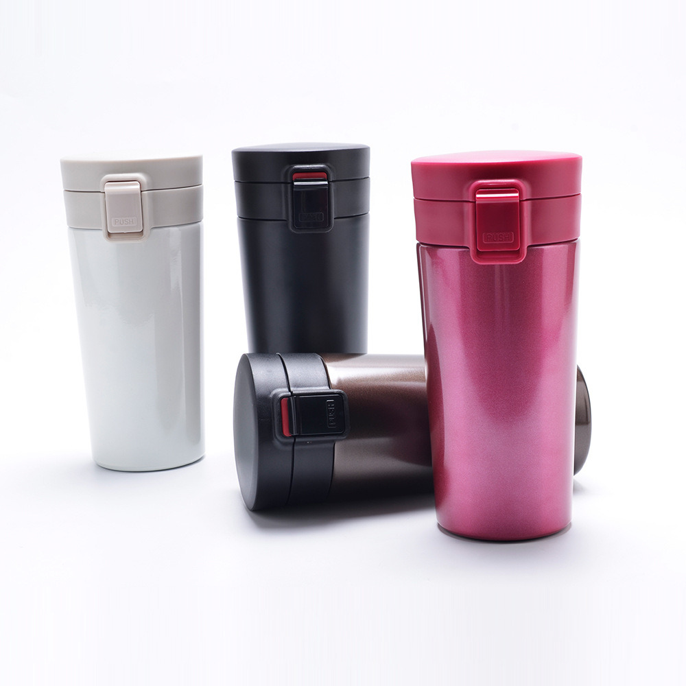 Coffee Cup 304 Stainless Steel Vacuum Cup Fashion Portable Car Mug