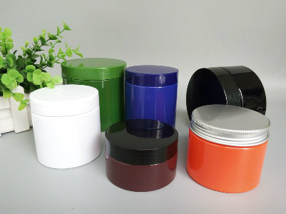 Pet Plastic Food Container for Cookie Packaging (thin and tall)