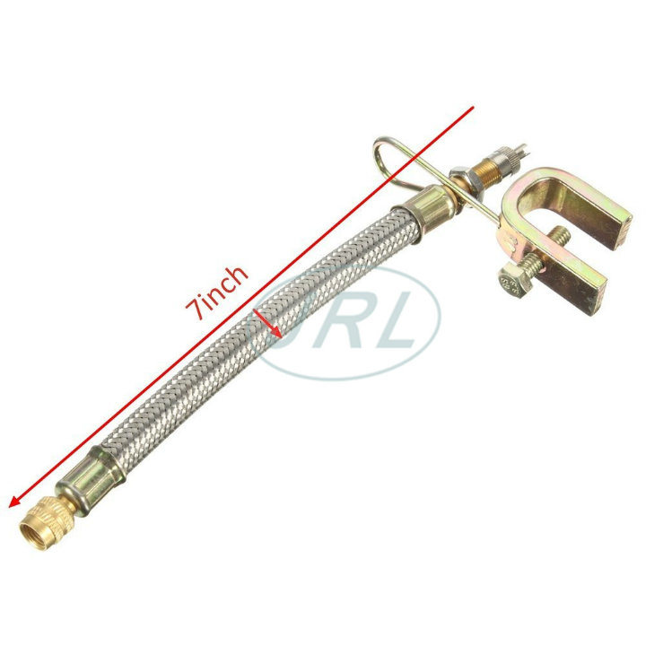 Stainless Steel Braided Wire Hose Tire Valve Extension