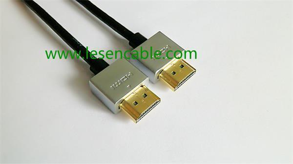 Flat HDMI Cable with Ethernet, Am to Am Plug