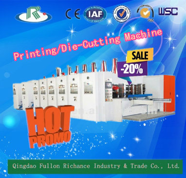 High Speed Corrugated Box Printing and Slotting Die Cutter Machine