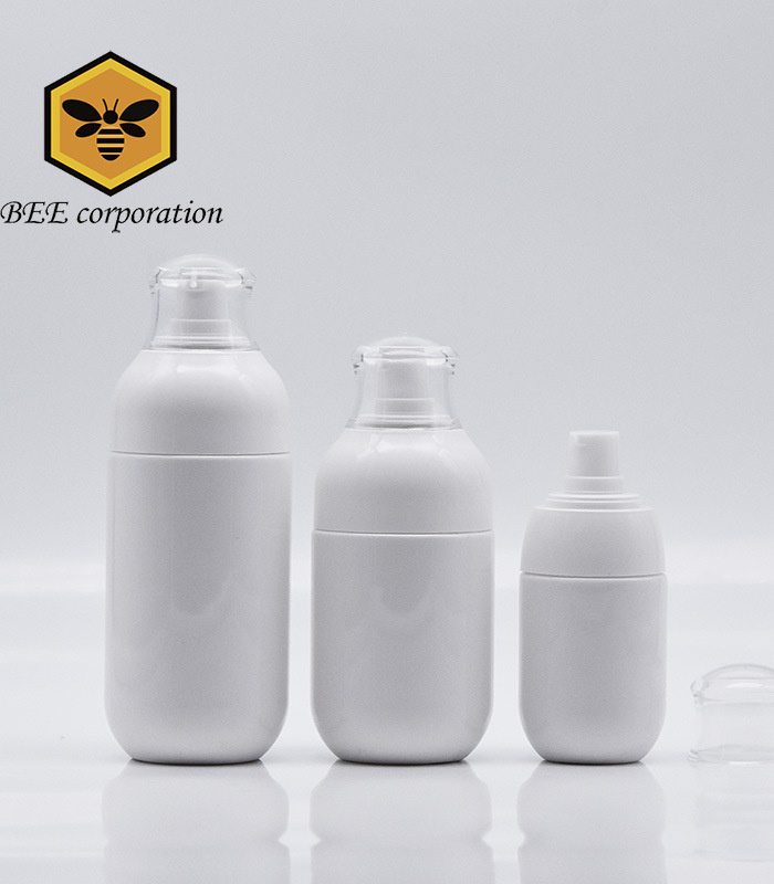 Round Shape Cosmetic Bottle Packaging Plastic Bottle for Skin Care