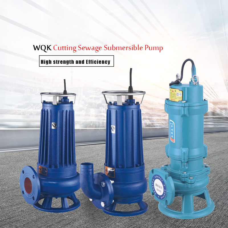 Latest Style WQK Cutting Sewage Submersible pump