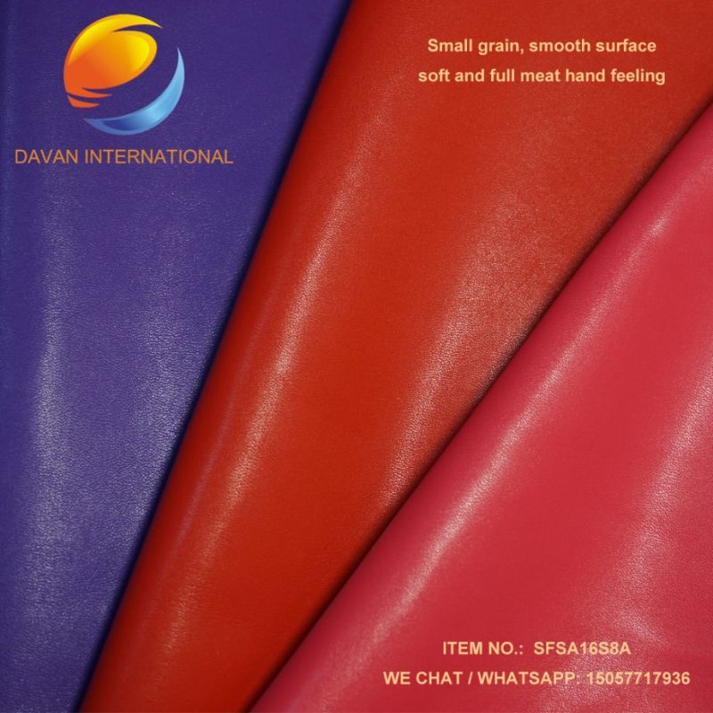 Artificial Leather with Polish Surface for Shoes