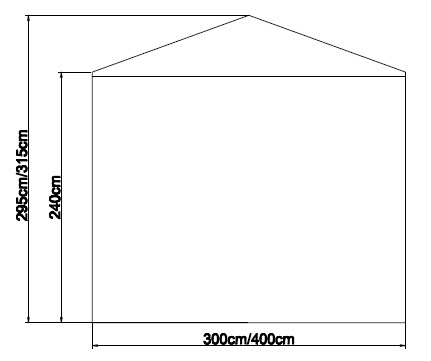 3m Small Tent for Your Family Party