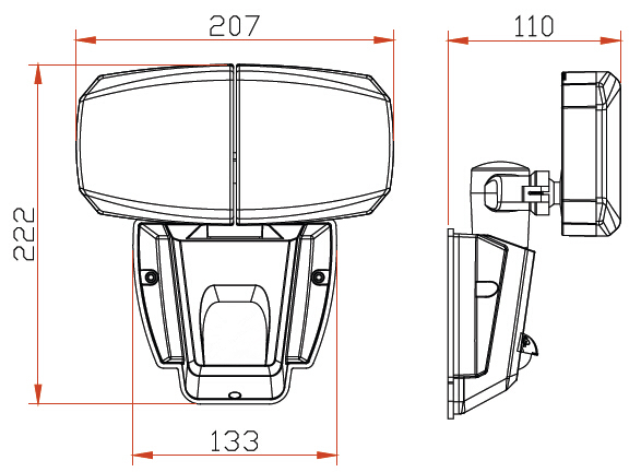 High Quality Outdoor LED Spotlight with Ce EMC RoHS