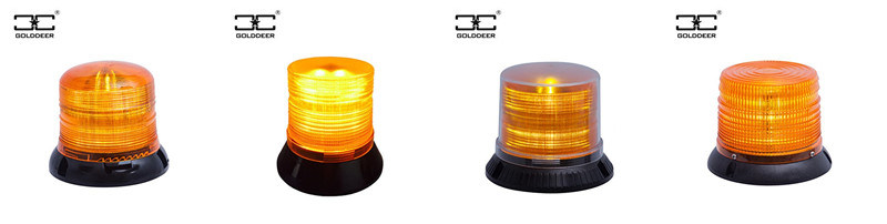 9V-30V LED Amber Warning Lights Strobe Beacon for Car