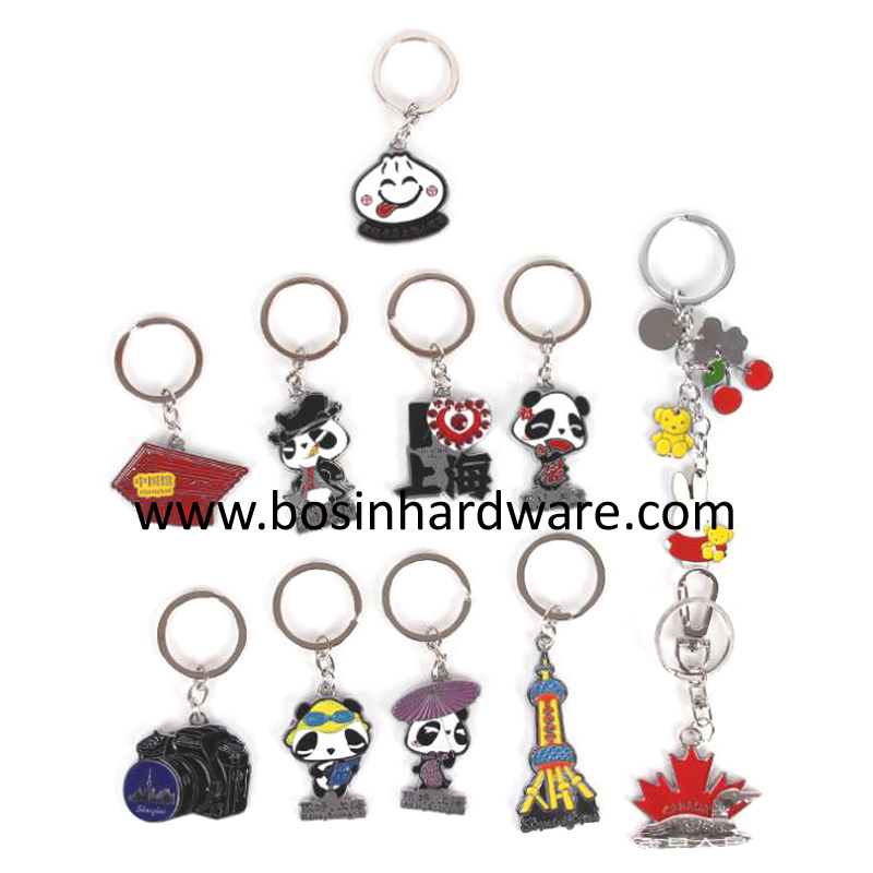 Souvenir Metal Couple Love Keychain