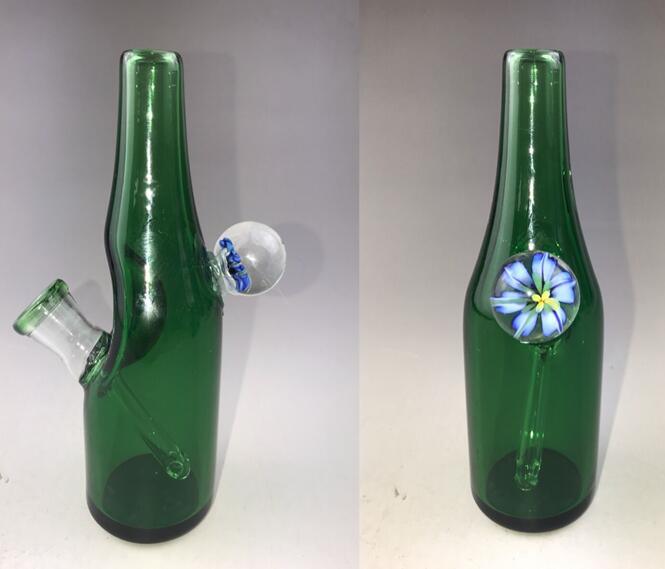 New Drink Bottle Matrtian Bubbler Beaker Base Glass Smoking Water Pipe