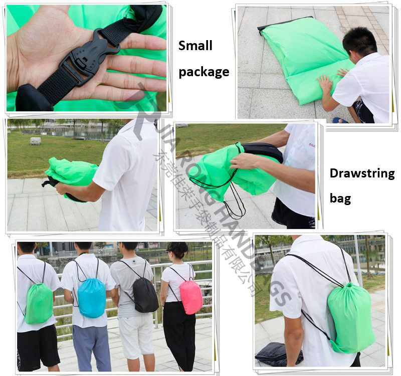 Can Use Everywhere Company Inflatable Seat Sleeping Air Bed Bag