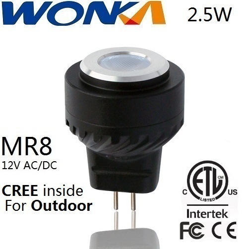 CREE LED Mr8 Bulb 2.5W Spotlight for Outdoor Lighting