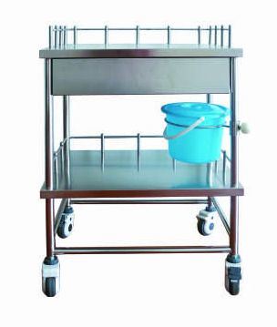 Stainless Steel Hospital Dressing Trolley (Q-8)