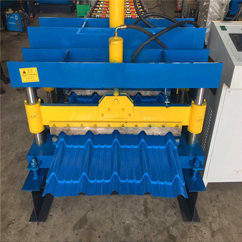 Dx Metal Glazed Tile Roof Panel Roll Forming Machine