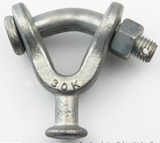 Forging Part Galvanized Electric Link Fitting Y Socket Clevis