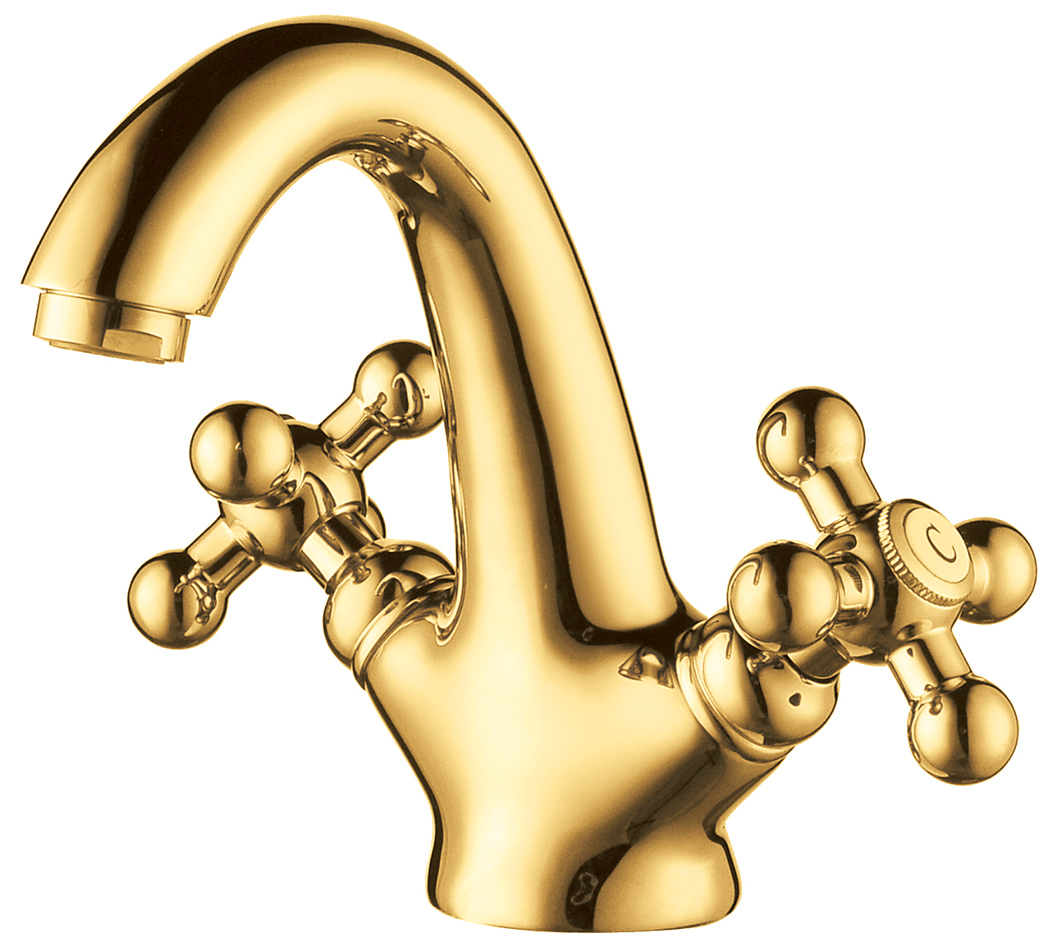 Luansen Gold Single Handle Basin Mixer