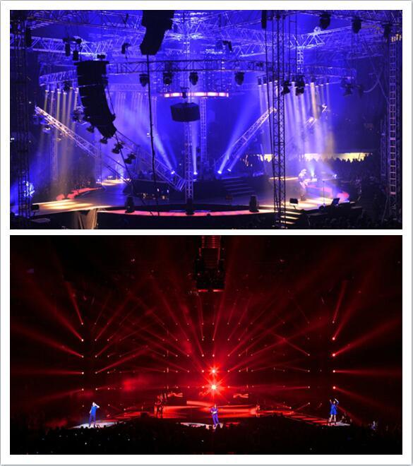 DMX 60W RGBW LED Beam Mini Moving Head Stage Spotlights