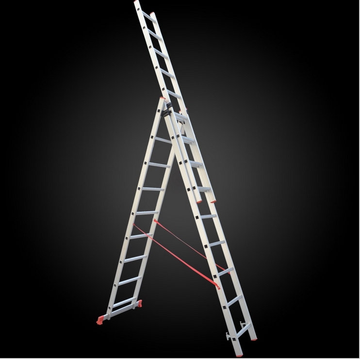 Hot Sale Aluminum Ladder Rope Control Extended Fire Escape Ladder