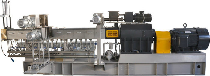 200kg/H Water Cooling Twin Screw Extruder Machine for Color Masterbatch