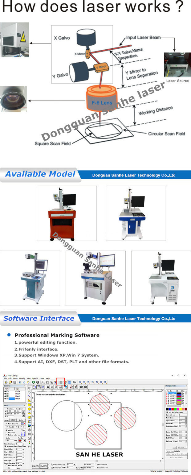 Speedy Laser Metal Laser Marking Machine 20W Fiber Laser Machine Price