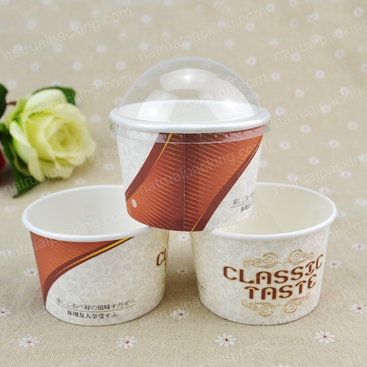 Custom Printed Disposable Paper Ice Cream Cup