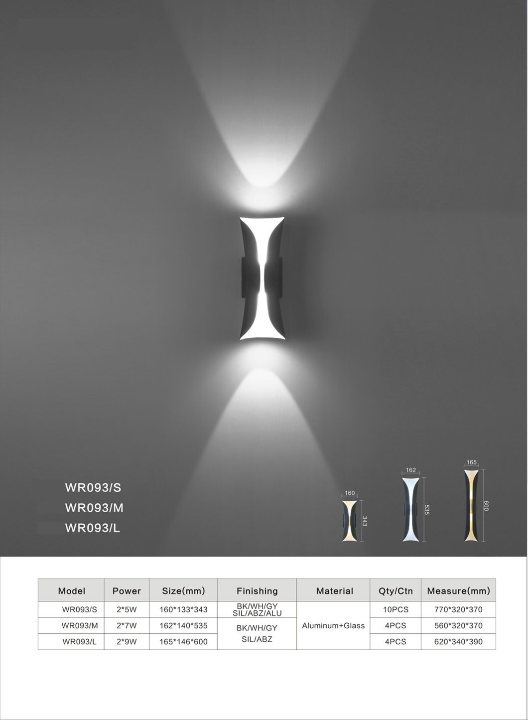 2018 New Released Outdoor LED Wall Lamp for Hotel Decoration