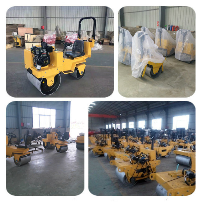 Factory Price Vibratory Double Wheel Steel Hand Asphalt Roller