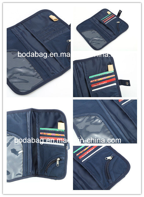 Passport and business Card Storage Bag Travel Wallet (BDY-1709051)
