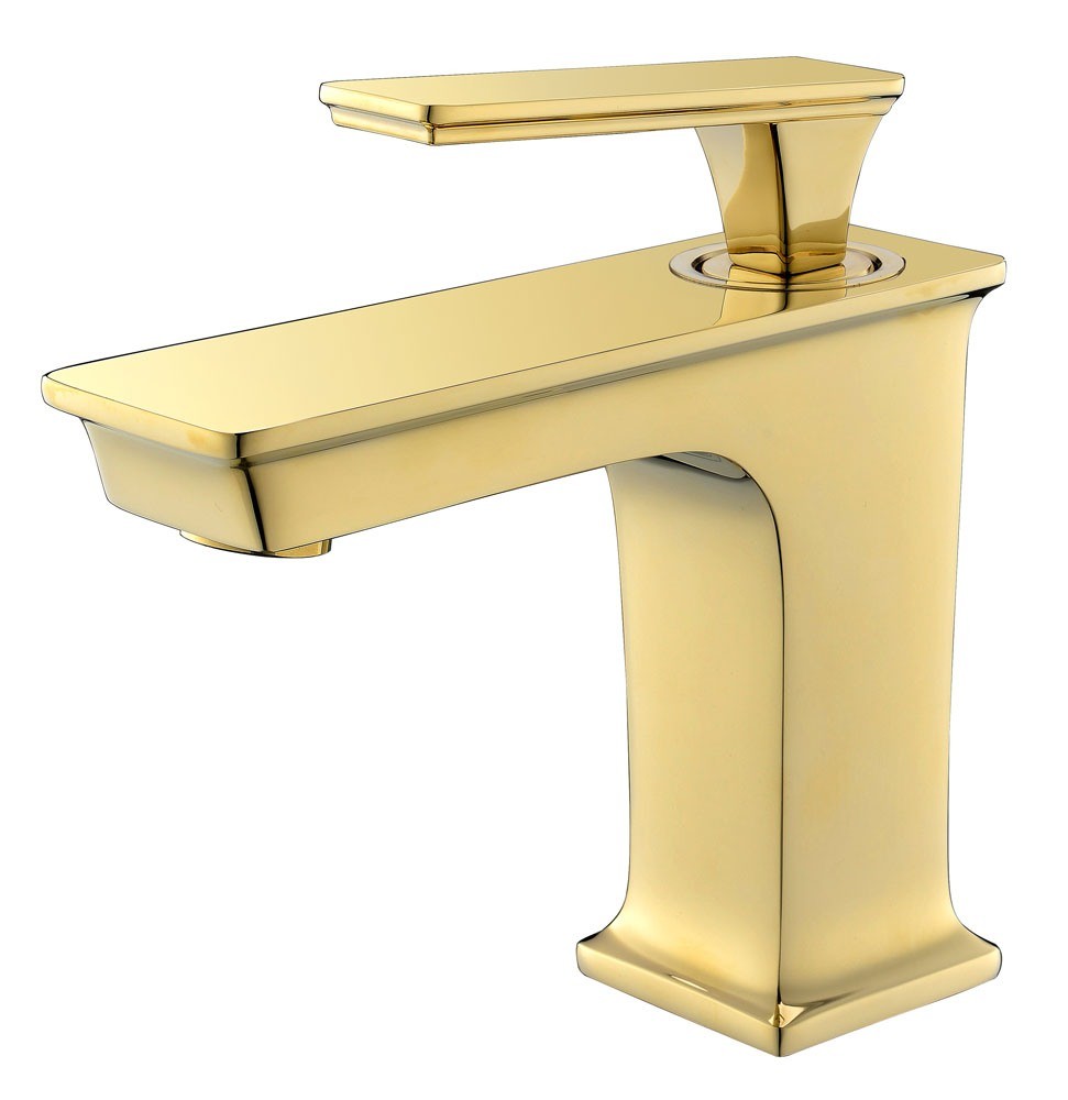Golden Color Brass Basin Shower Faucet