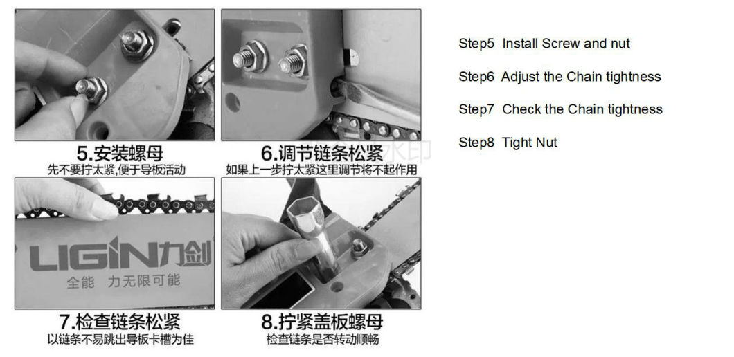 2.5kw with 18 / 20 Inch Guide Bar Gasoline Chain Saw