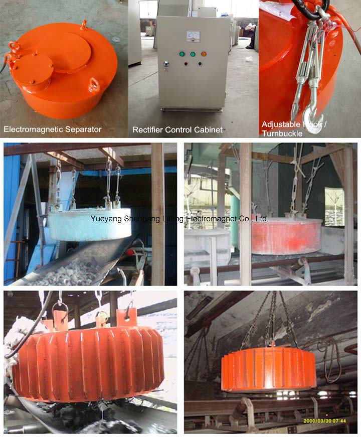 Over Band Round Type Electro Magnetic Separator for Tramp Iron