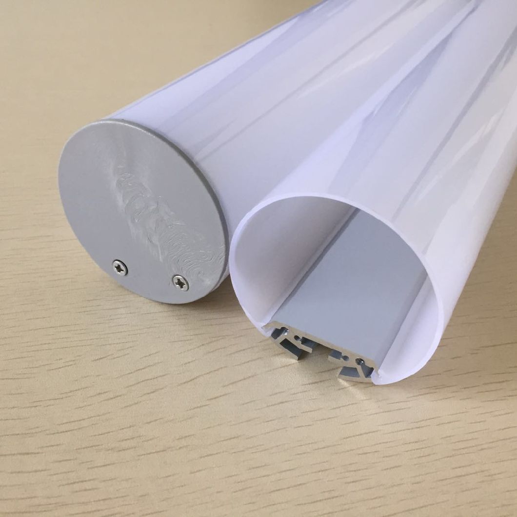 60mm Round LED Strip Aluminum Profile for Hanging