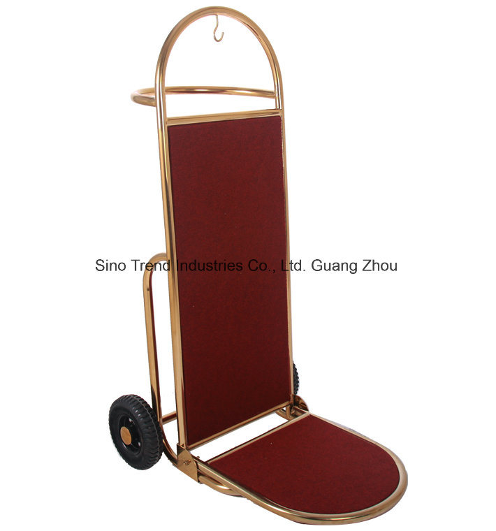 Stainless Steel Luggage Cart for Hotel Lobby (SITTY 91.2018)