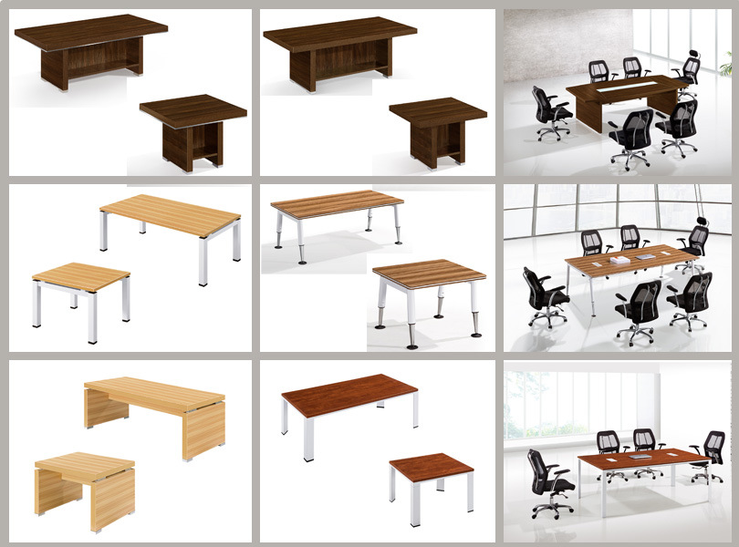 Fashion Design Stainless Steel Leg Round Small Meeting Table