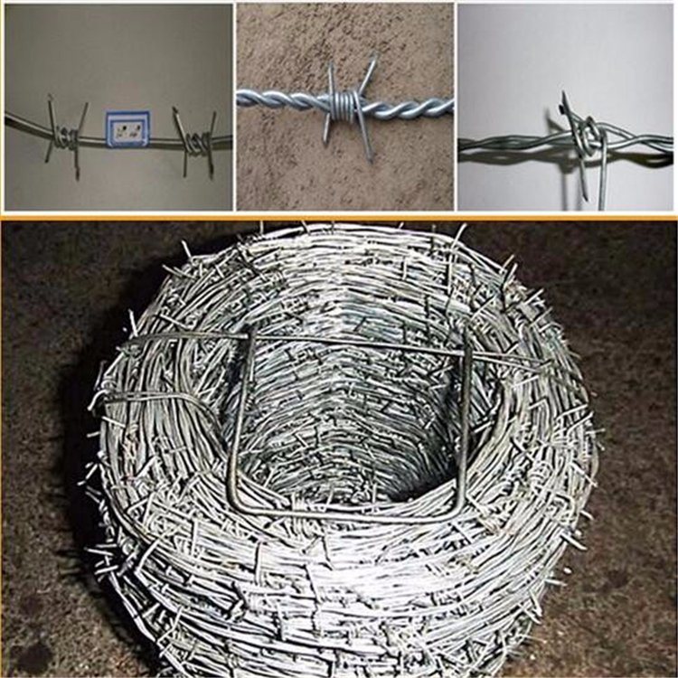 Plastic PVC Coated Barbed Wire Mesh (15*15)