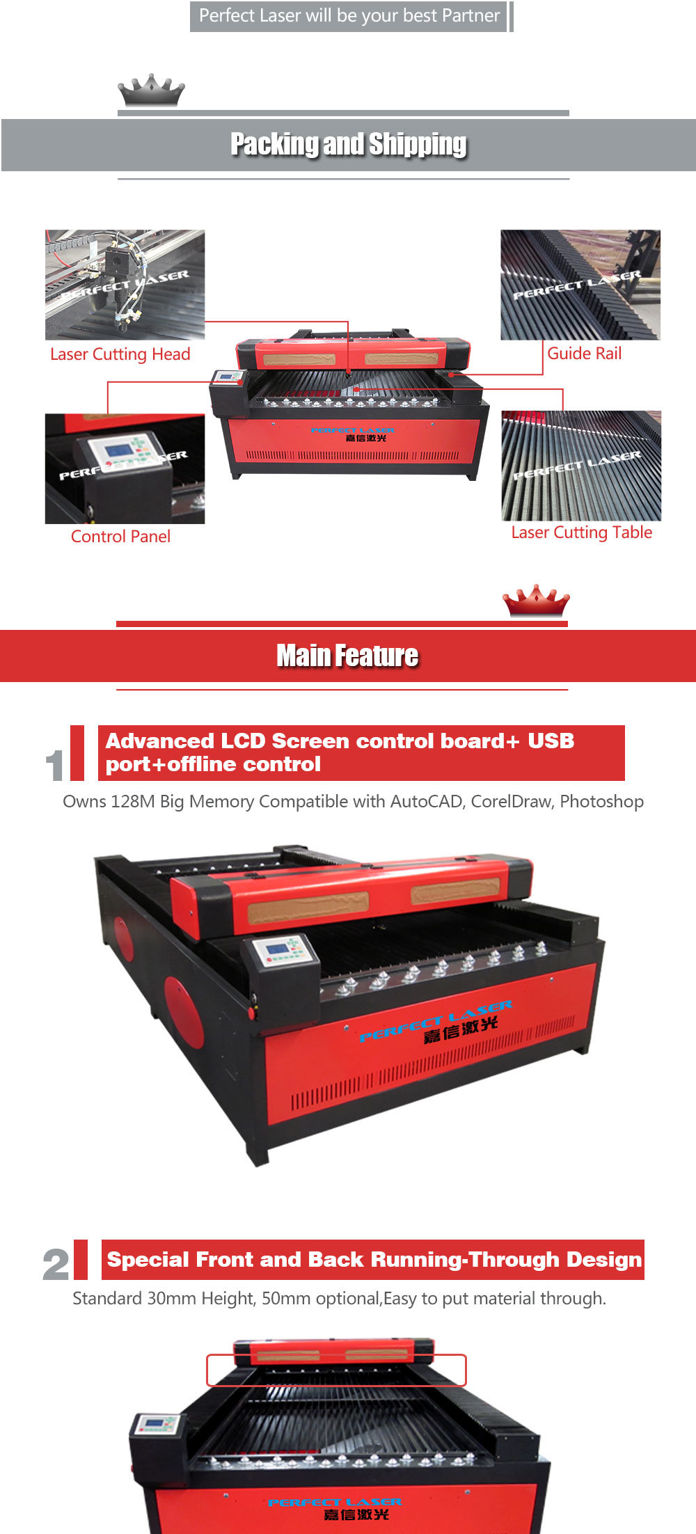 Leather/ Fabric / Textile / Garment Laser Engraving Machine