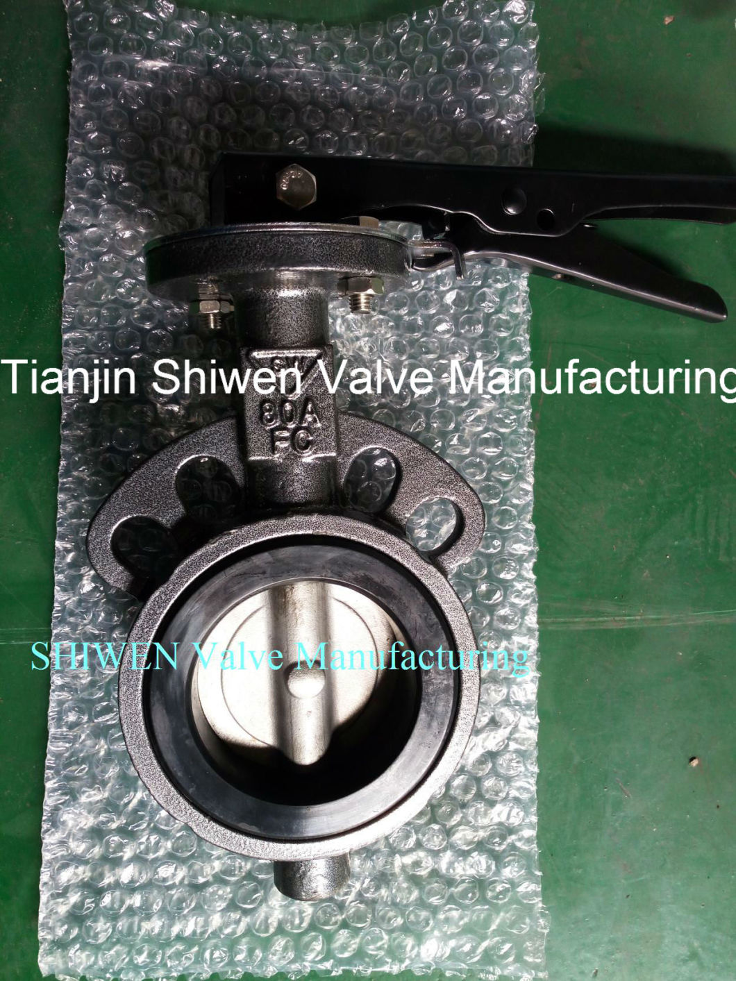 JIS 5K/10K (SW) Wafer Type Butterfly Valve with Lever