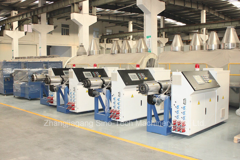 High Capacity PVC Conical Twin Screw Plastic Extruder for Pipe Profile Extrusion Production Machine Line