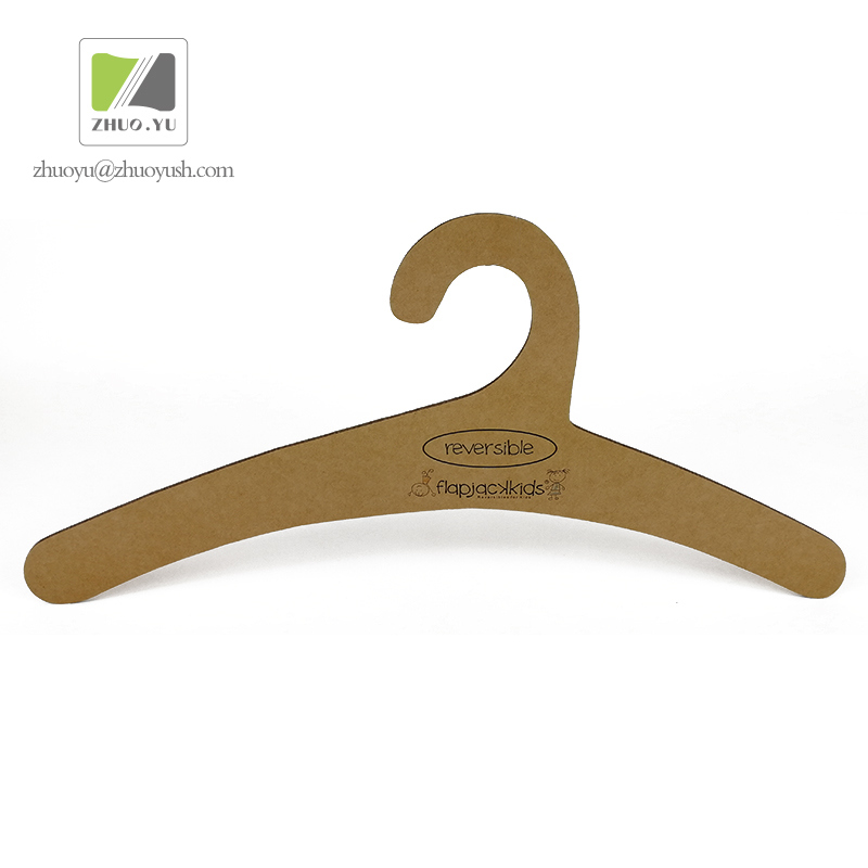 Custom Recycle Kraft Paper Cardboard Top / Coat Hanger