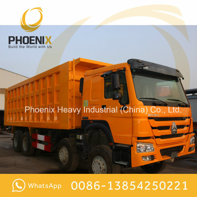 Low Price Used HOWO Dump Truck 12 Tyres 371HP 40tons Excellent Condition Use for Africa